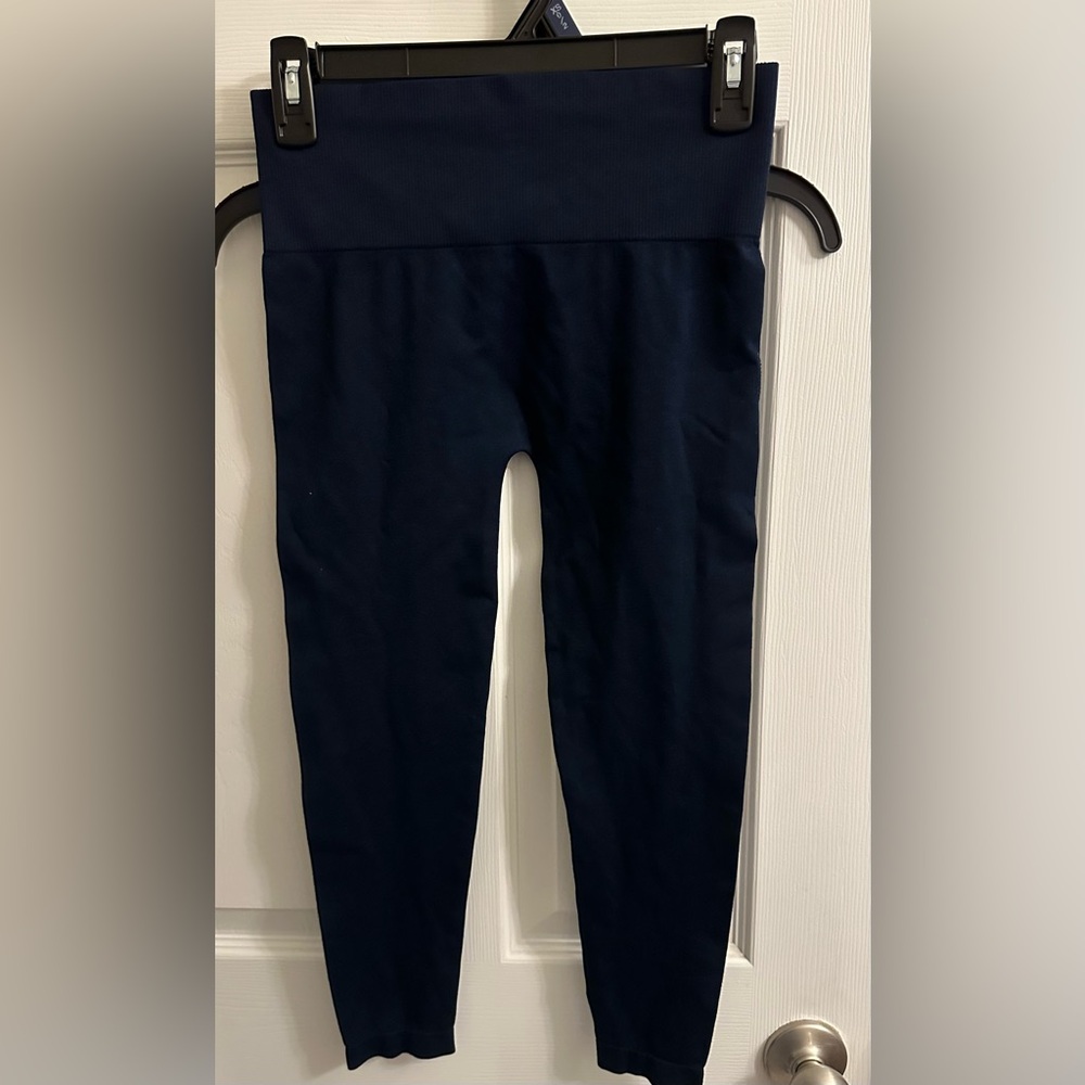 I.N.C. International Concepts Womens Navy Stretch Leggings Size Small
